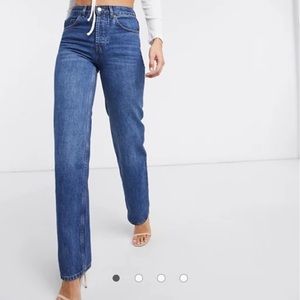 ASOS organic mid rise '90's' straight leg jeans size 30